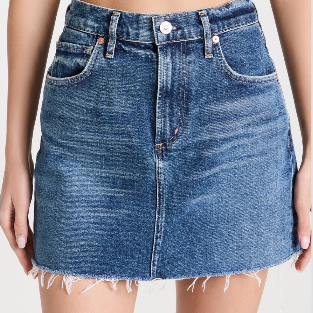 Women’s Citizens Of Humanity Beatnik Mini Jean Skirt